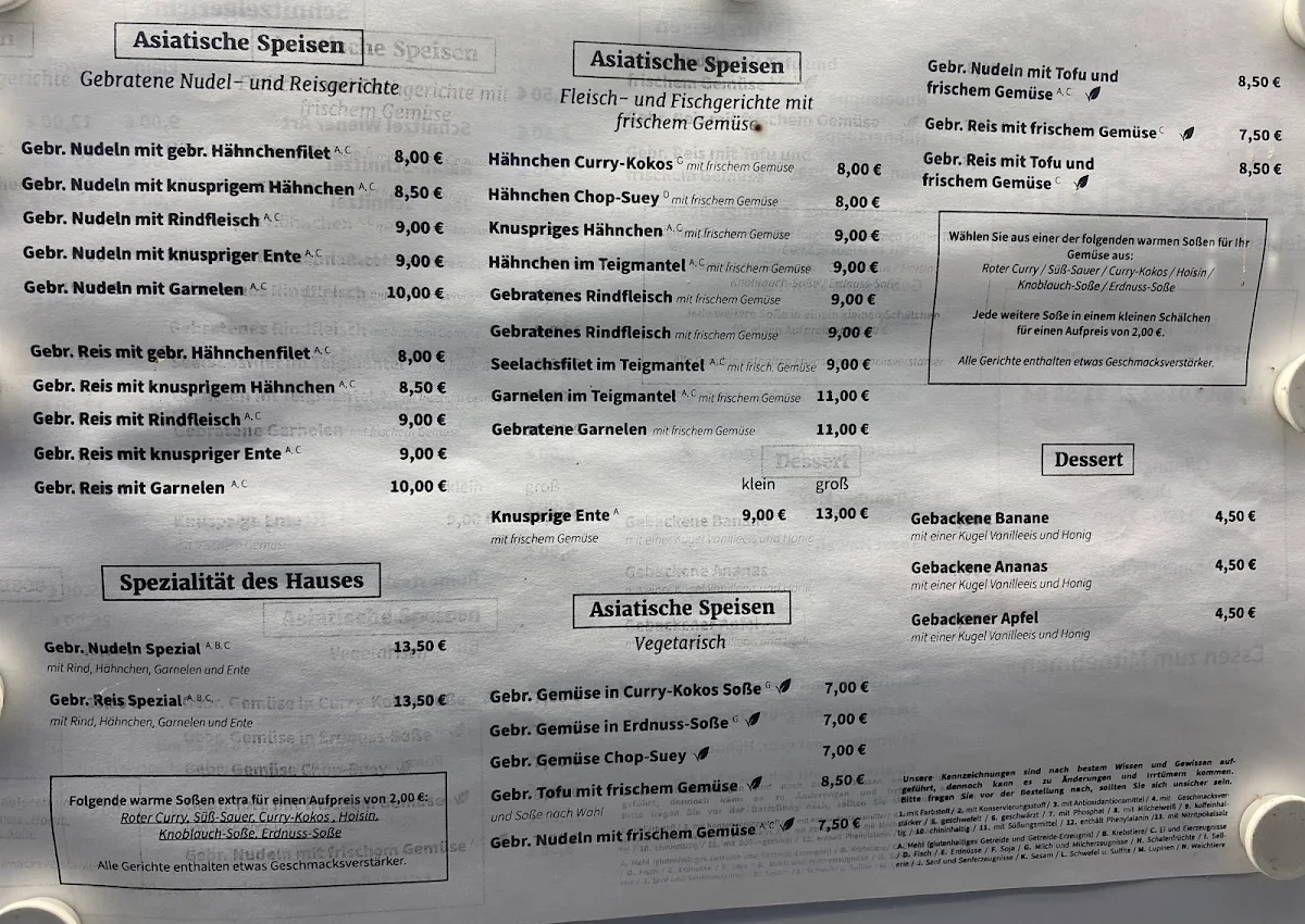 Speisekarte photo 4