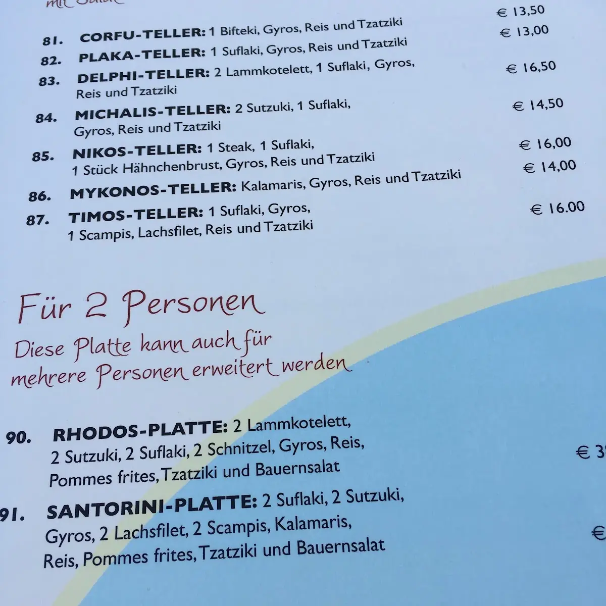 Speisekarte photo 4