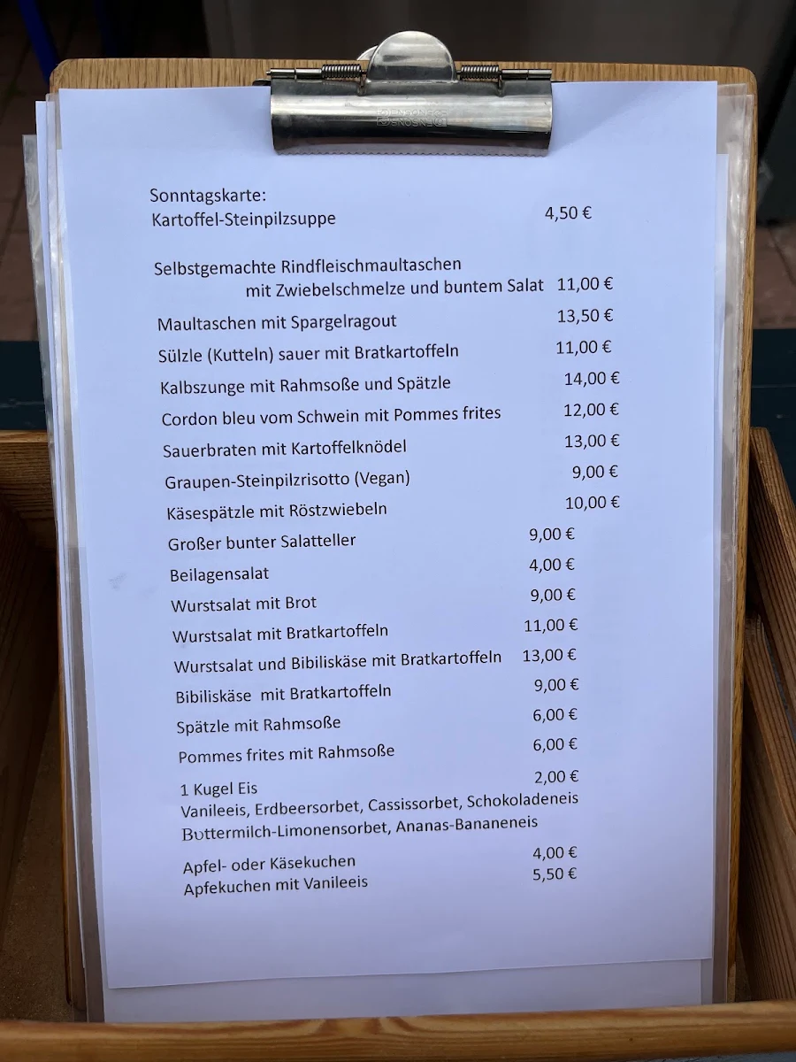 Speisekarte photo 2