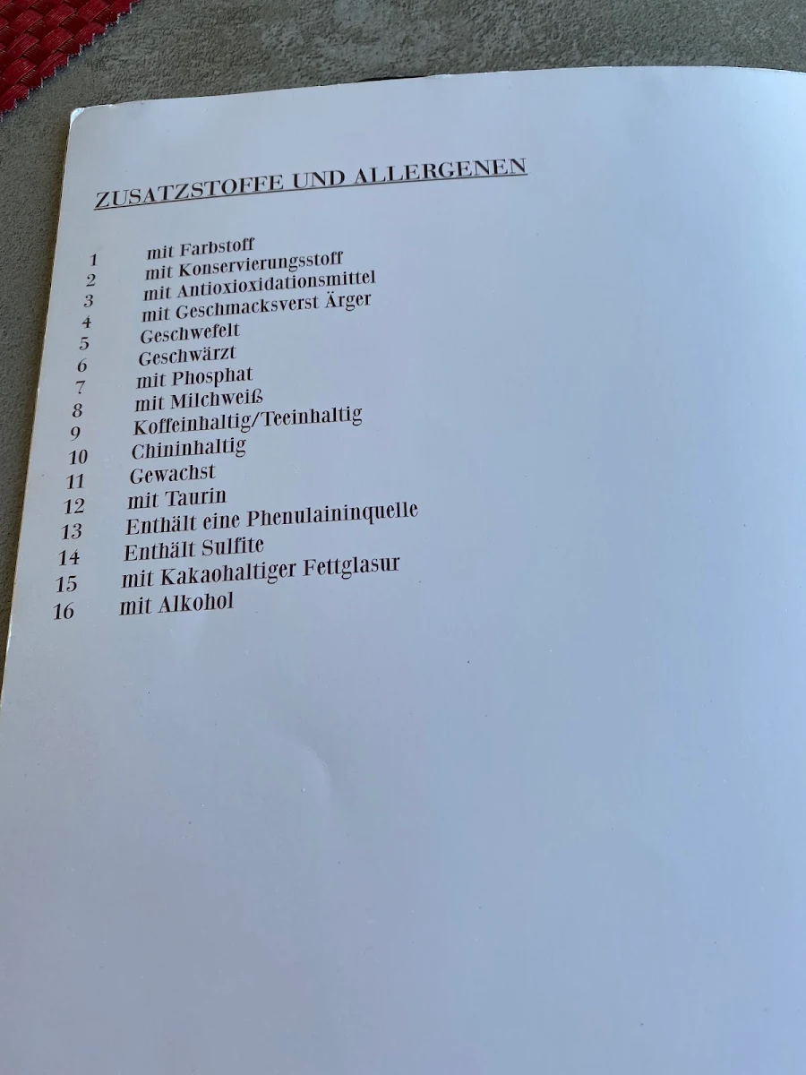Speisekarte photo 10