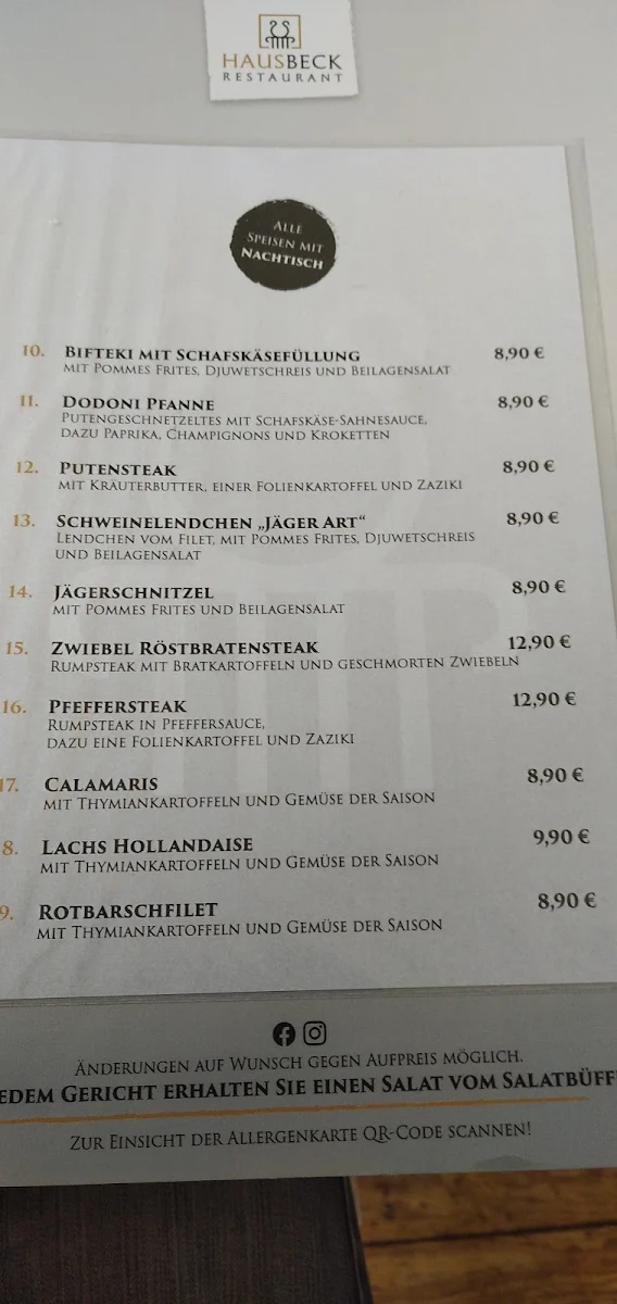 Speisekarte photo 2