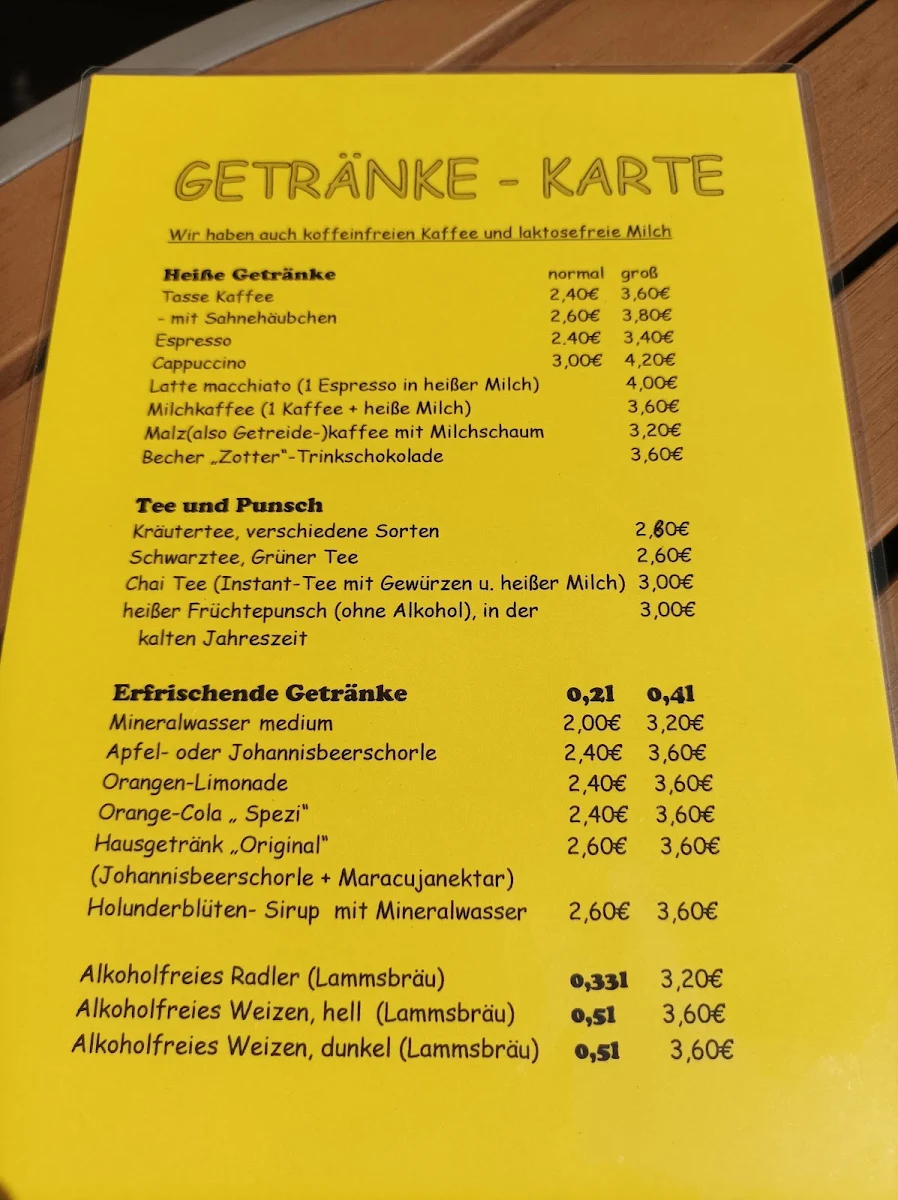 Speisekarte photo 1