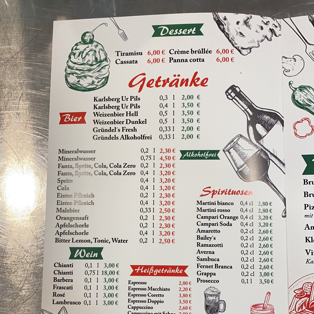 Speisekarte photo 1