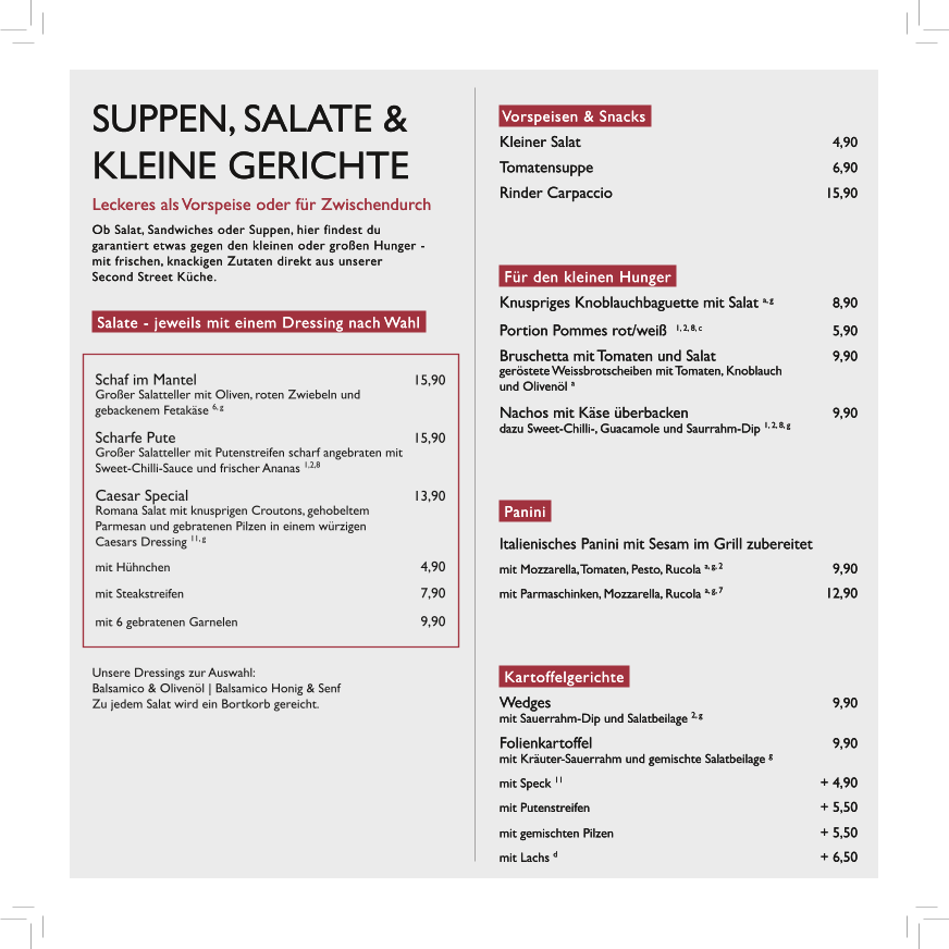 Speisekarte photo 2