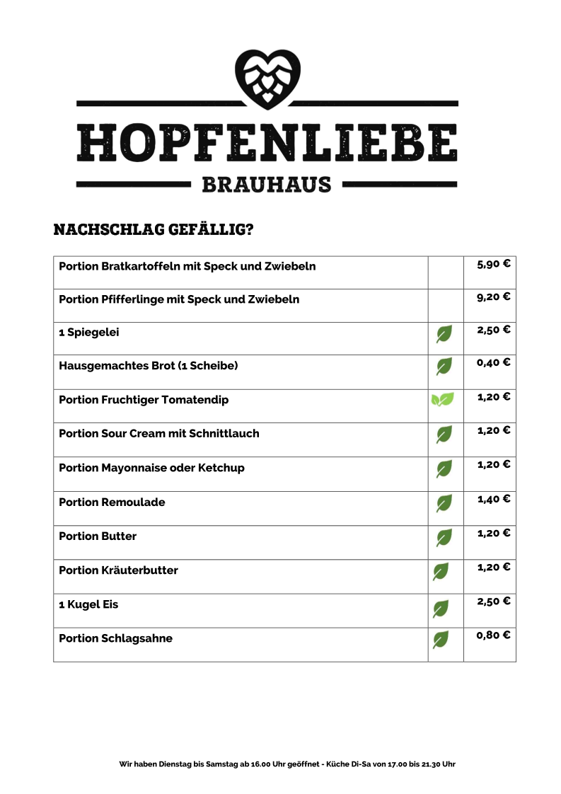 Speisekarte photo 2