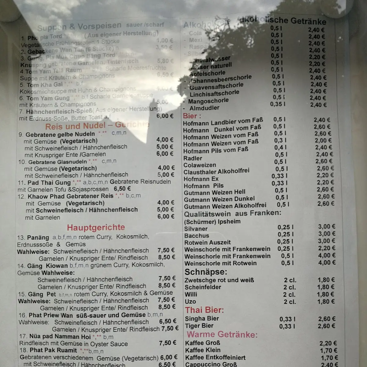 Speisekarte photo 2