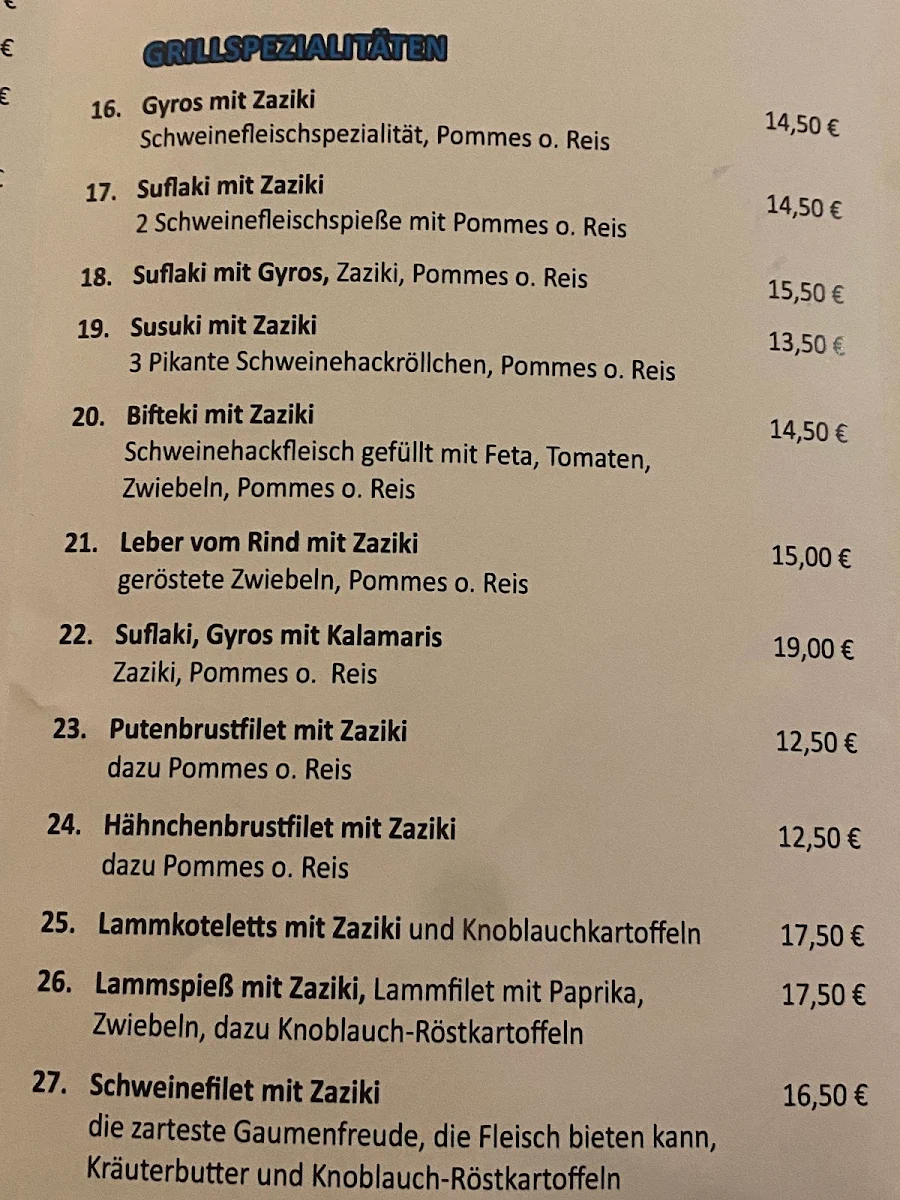 Speisekarte photo 5