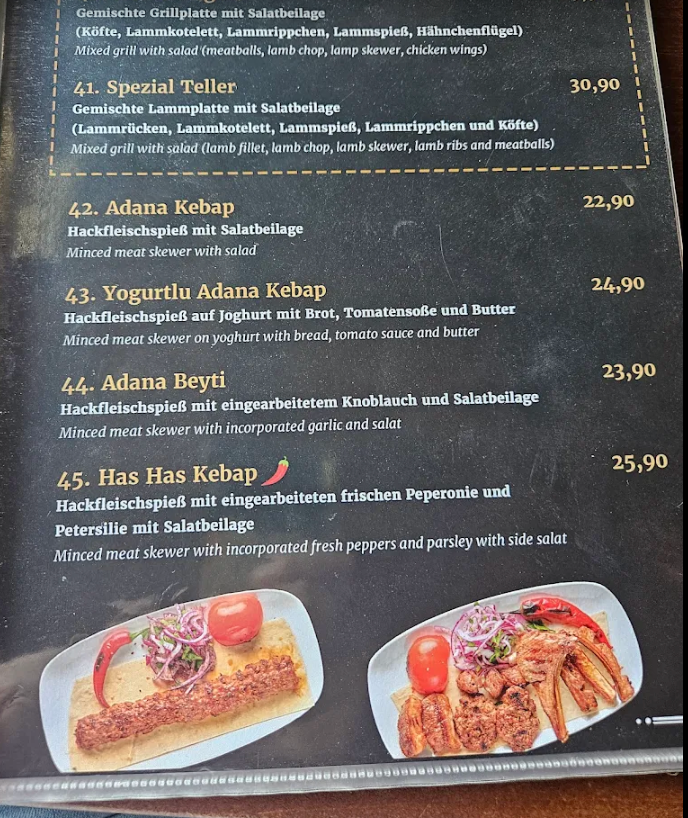 Speisekarte photo 1