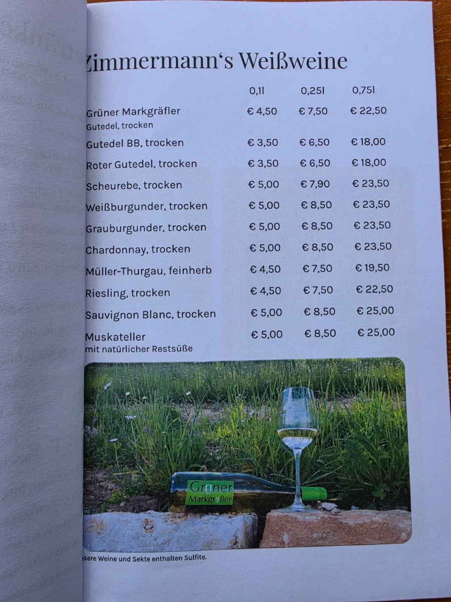 Speisekarte photo 5
