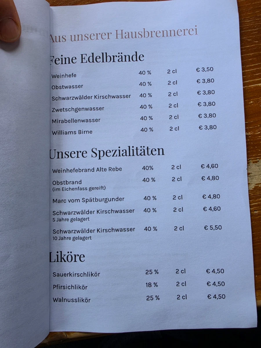 Speisekarte photo 8