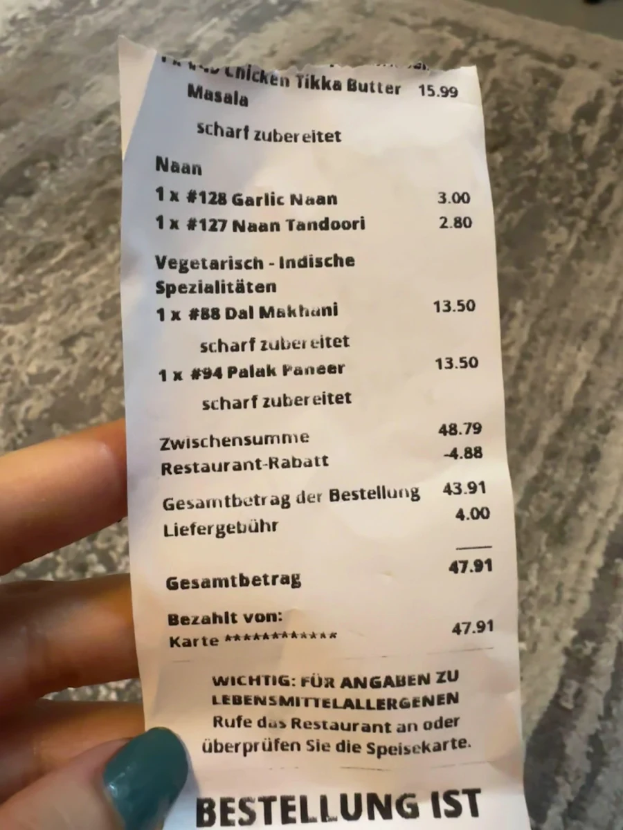 Speisekarte photo 1