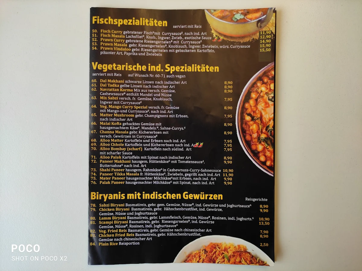 Speisekarte photo 2