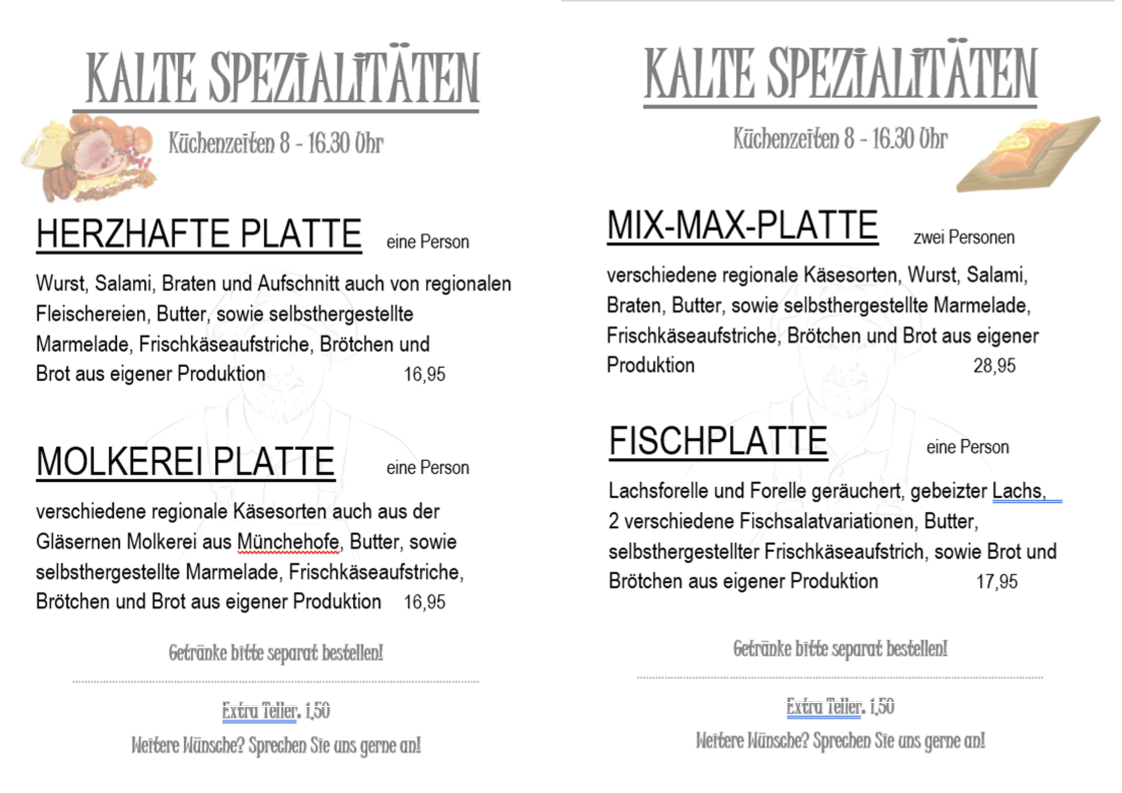 Speisekarte photo 2
