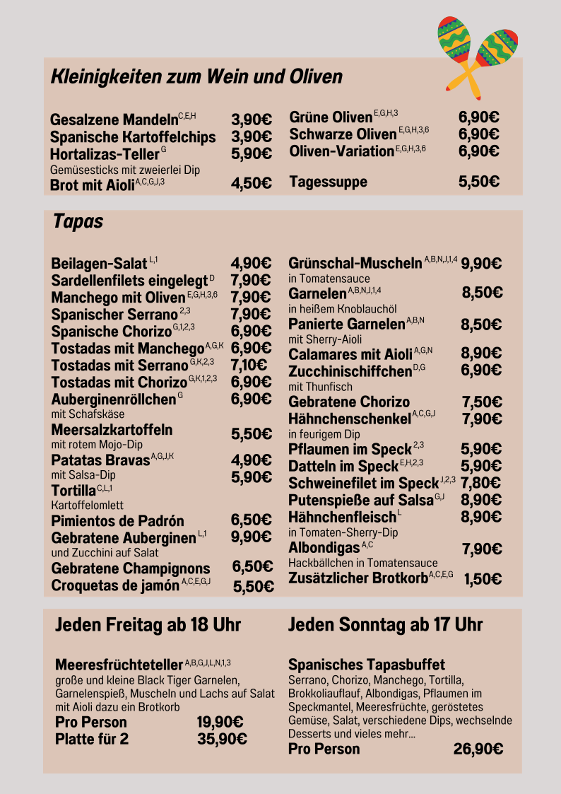 Speisekarte photo 2