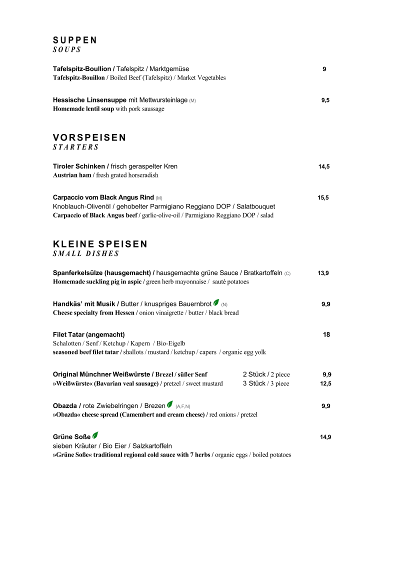 Speisekarte photo 4