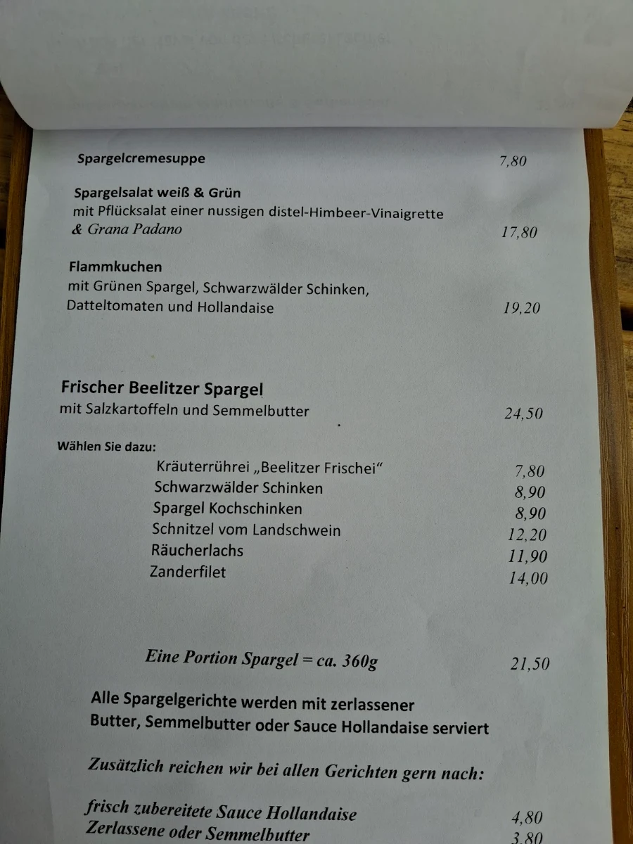 Speisekarte photo 6