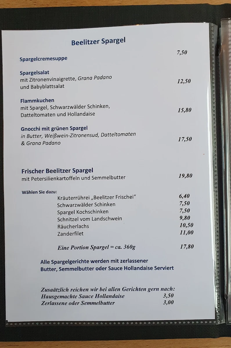 Speisekarte photo 8