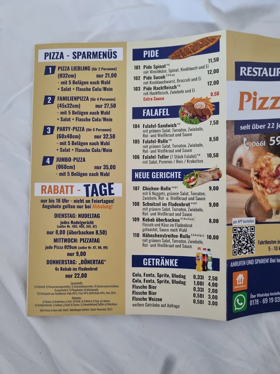Speisekarte photo 1