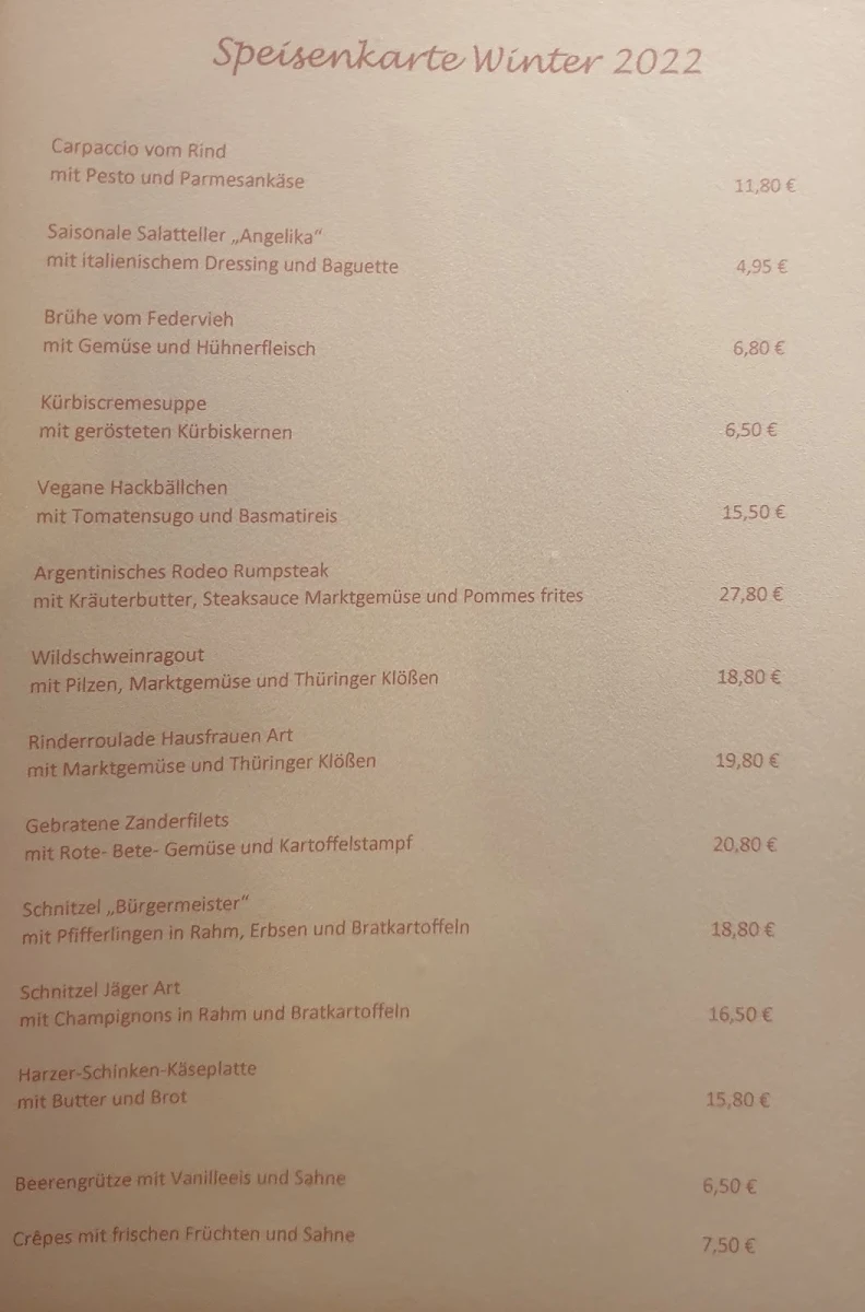 Speisekarte photo 5