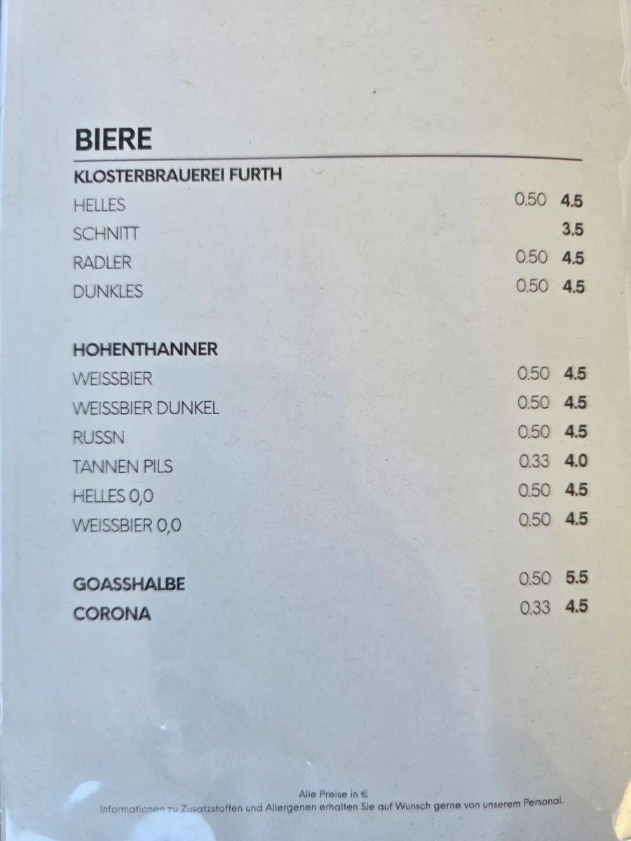 Speisekarte photo 6