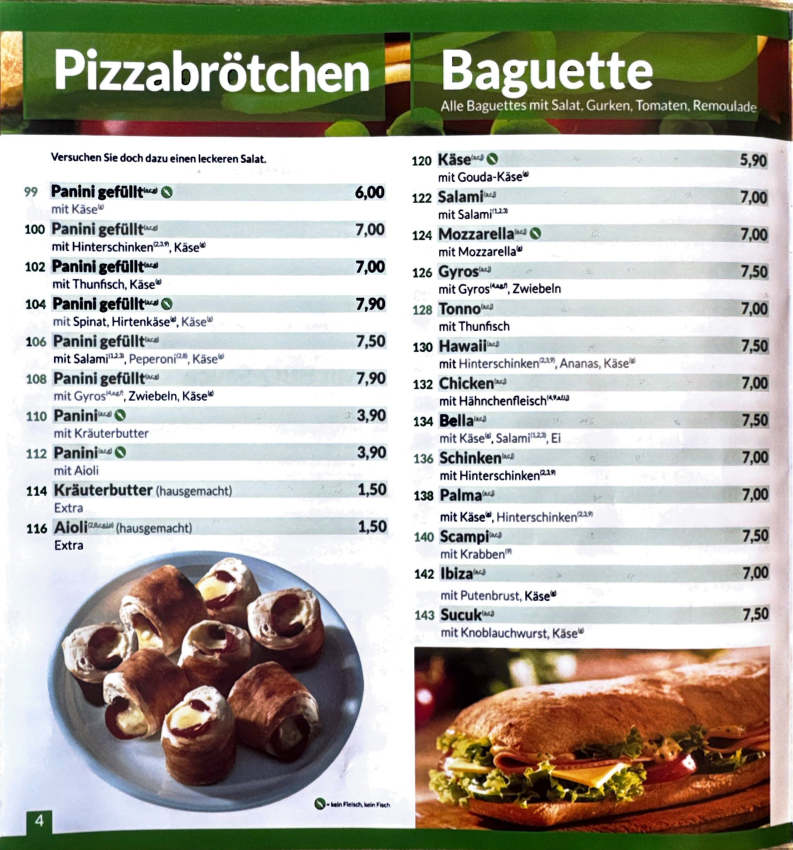 Speisekarte photo 6