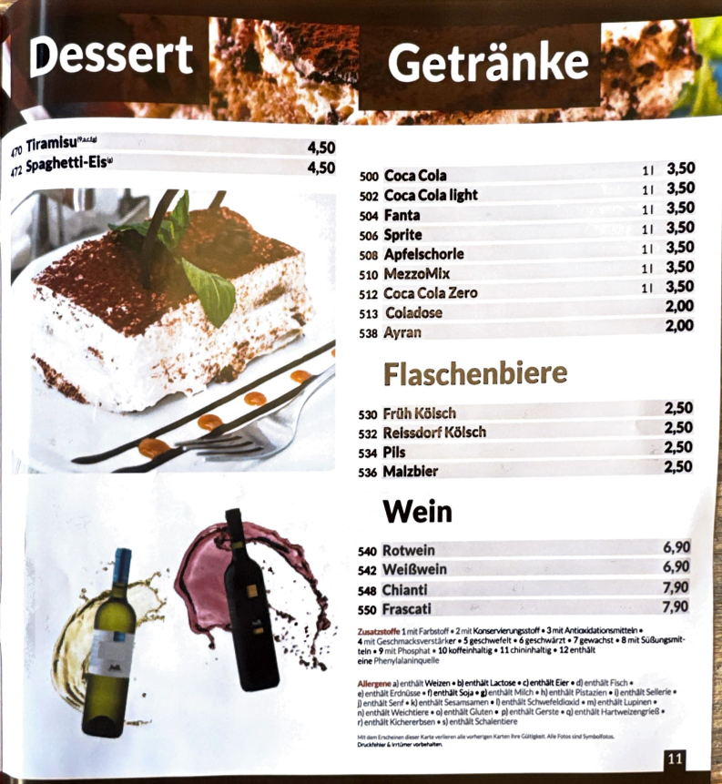 Speisekarte photo 8