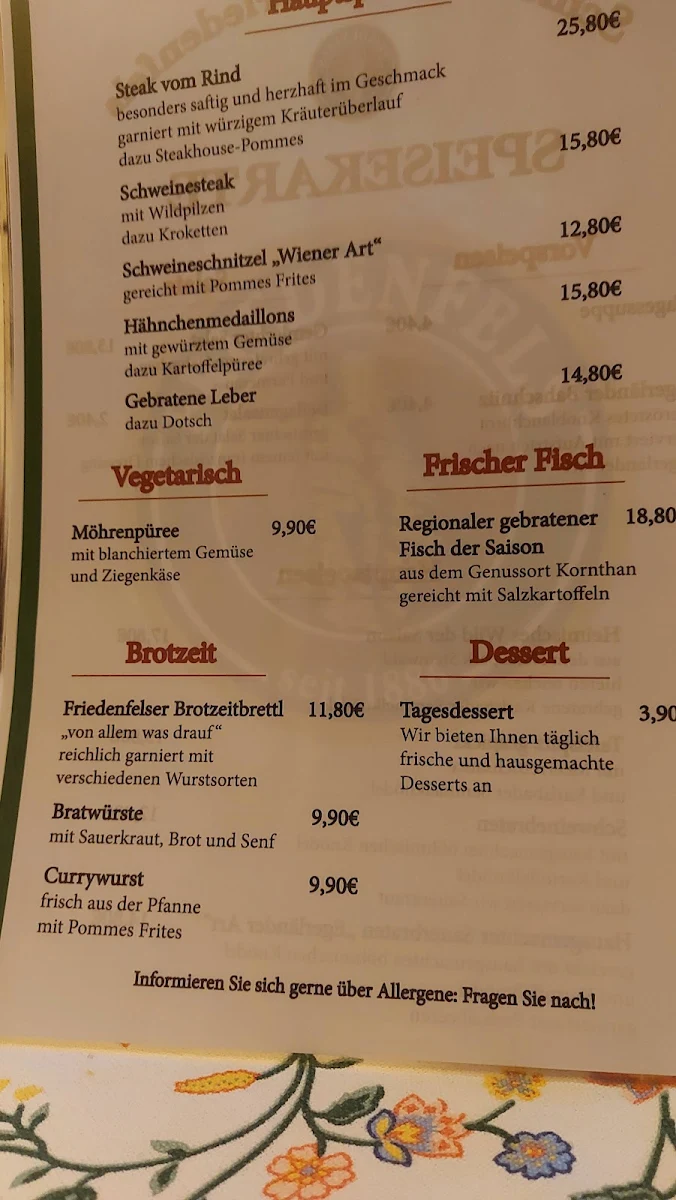 Speisekarte photo 10