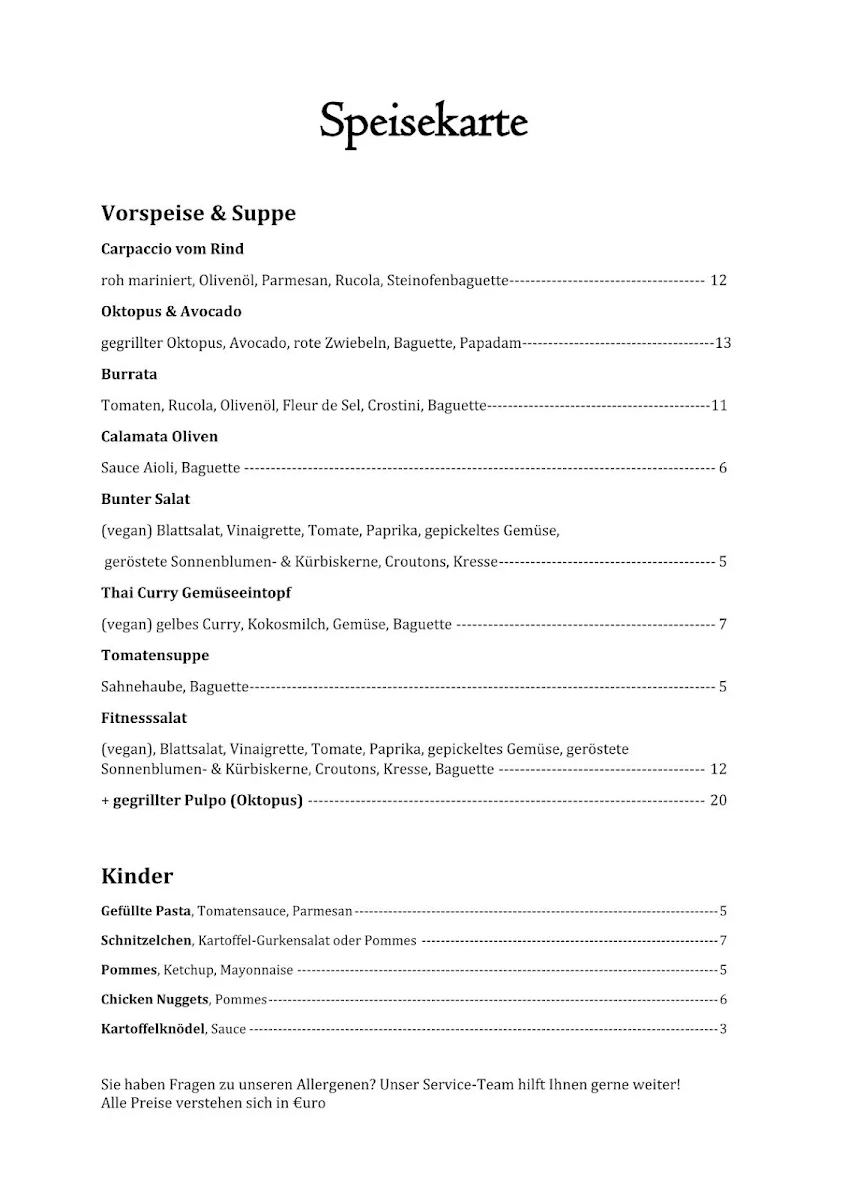 Speisekarte photo 5