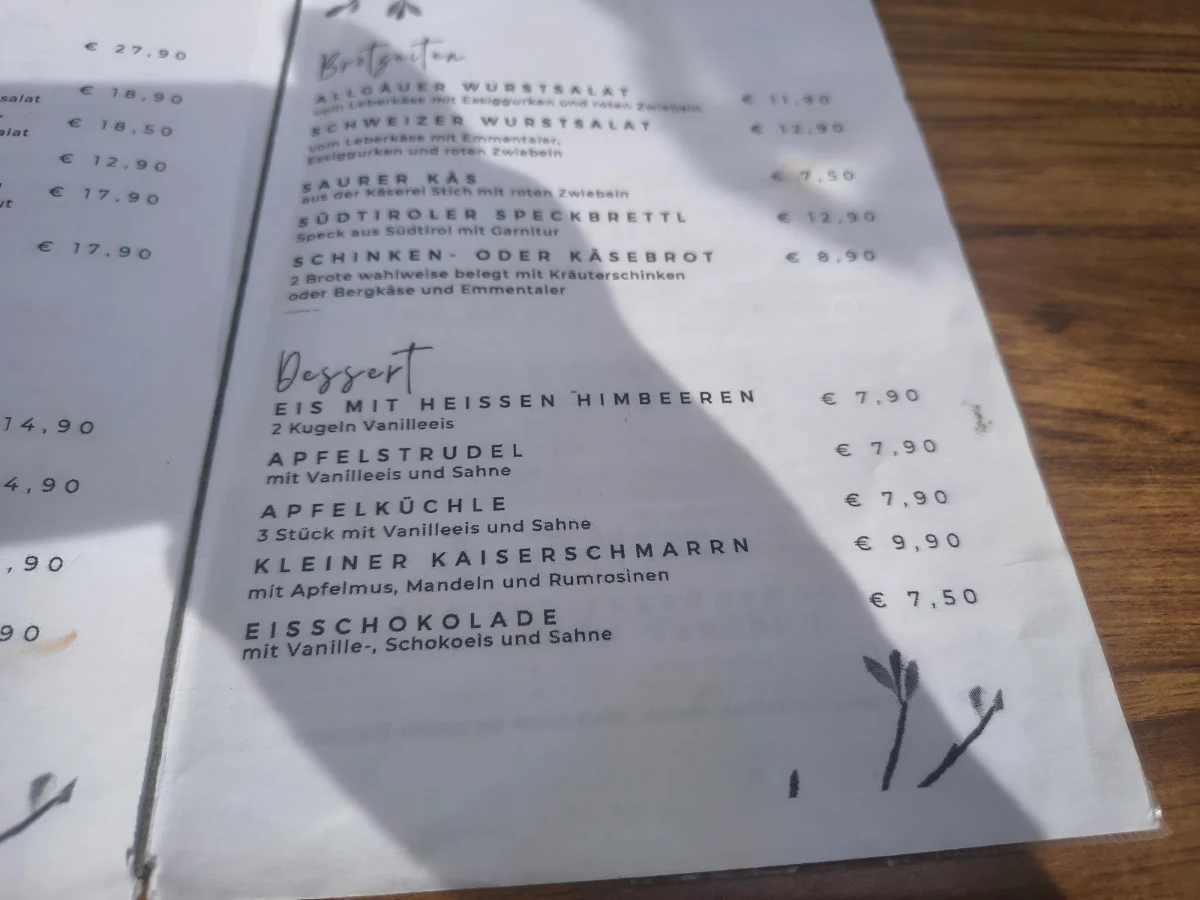 Speisekarte photo 6