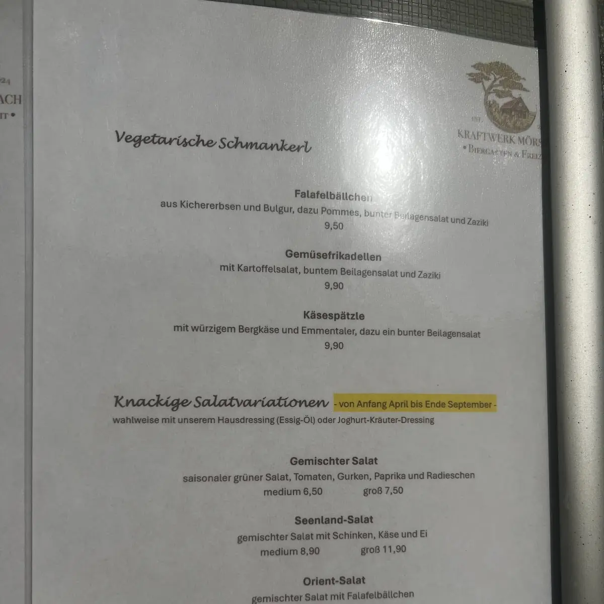 Speisekarte photo 3