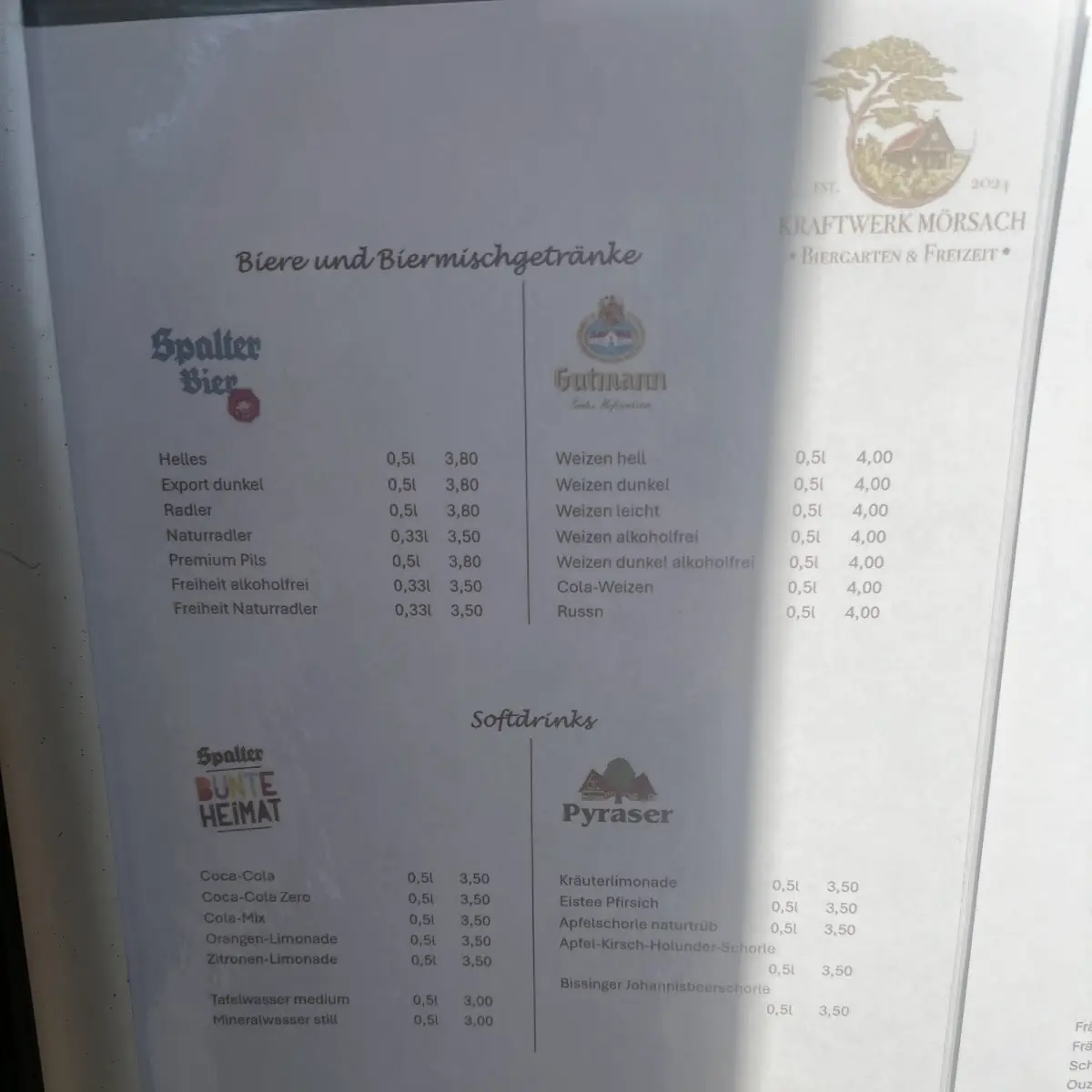 Speisekarte photo 4