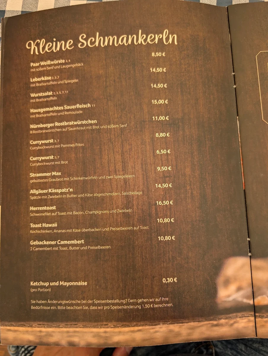 Speisekarte photo 1
