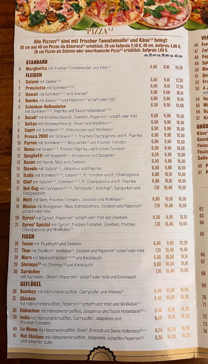 Speisekarte photo 4