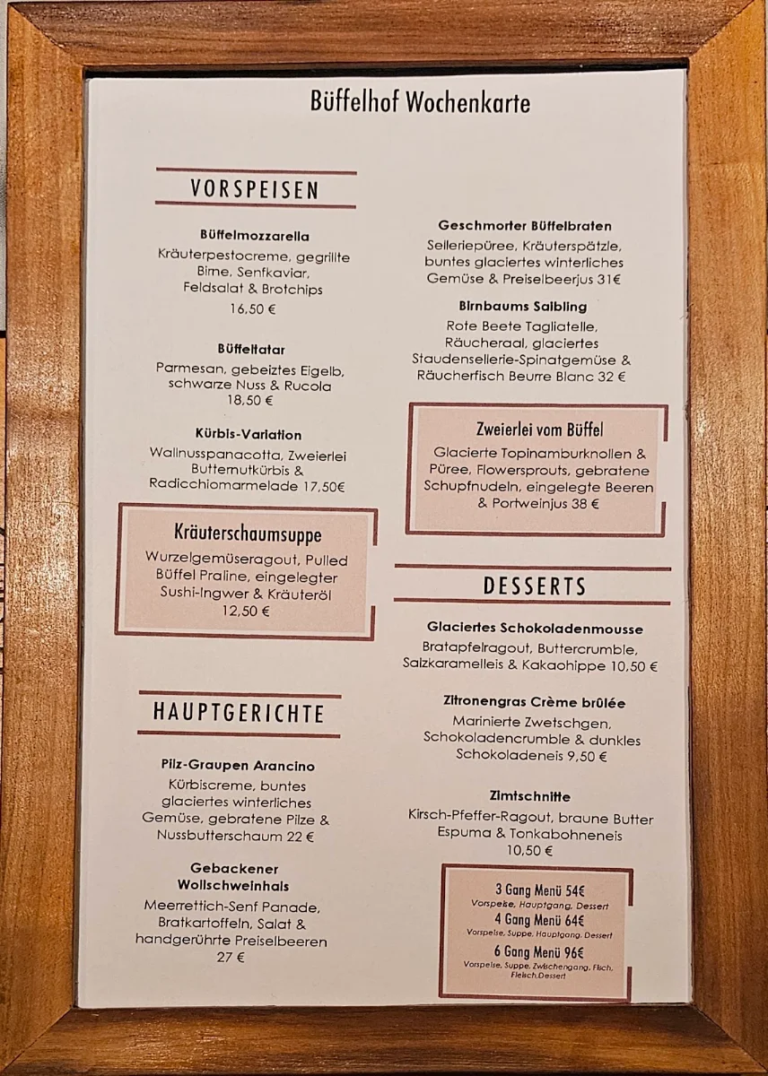 Speisekarte photo 1