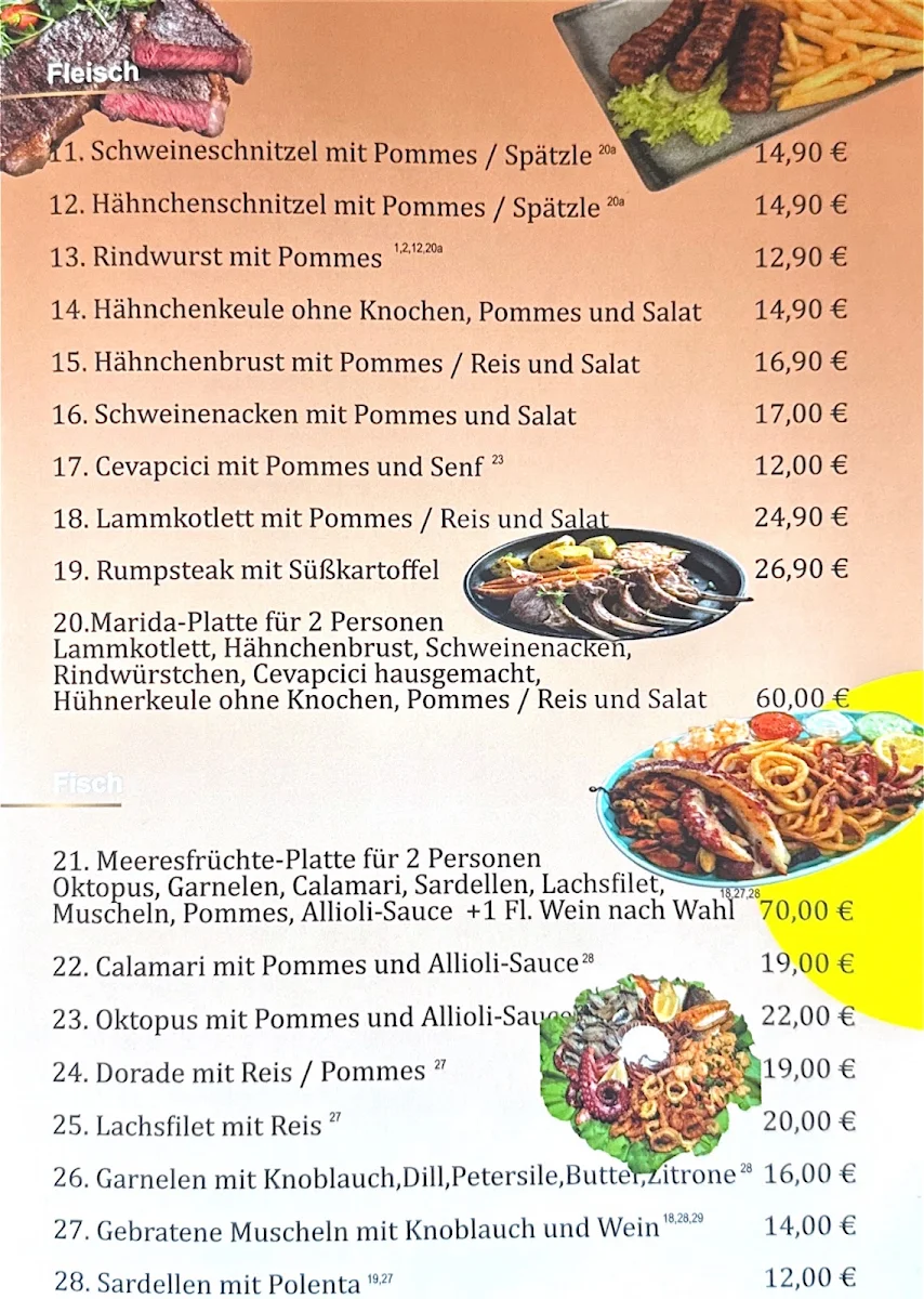 Speisekarte photo 1