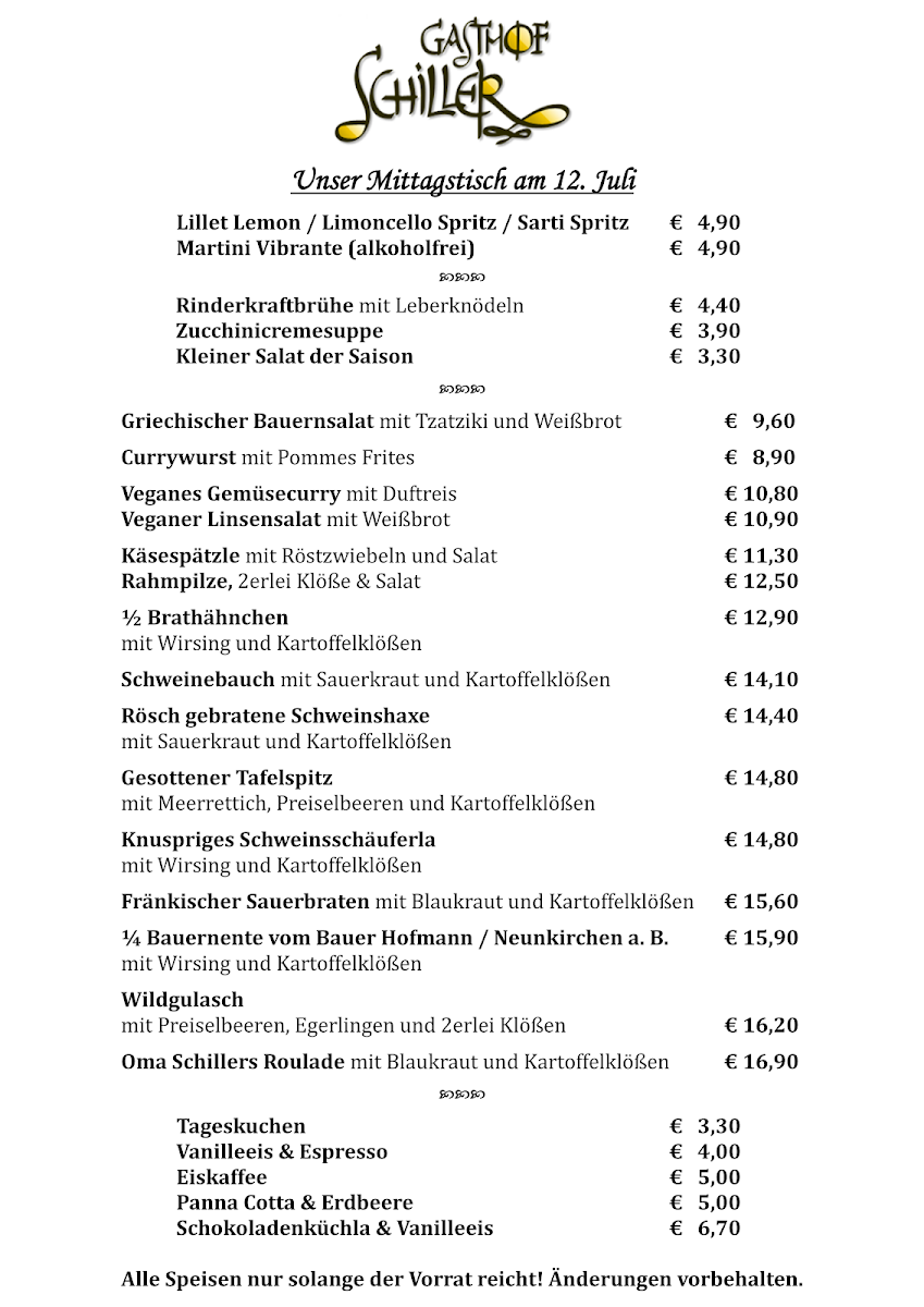 Speisekarte photo 2