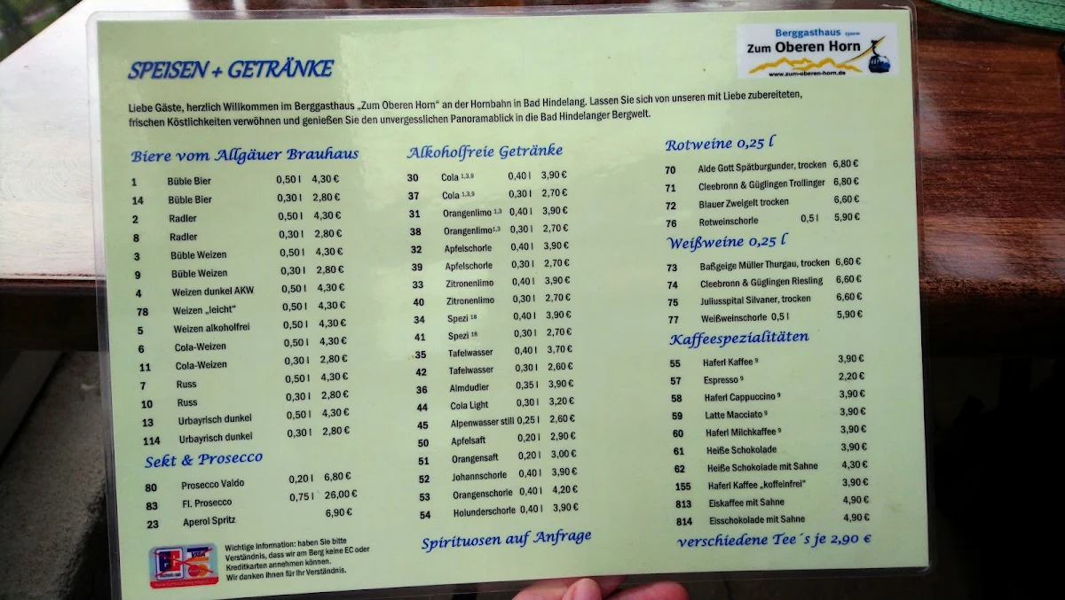 Speisekarte photo 6