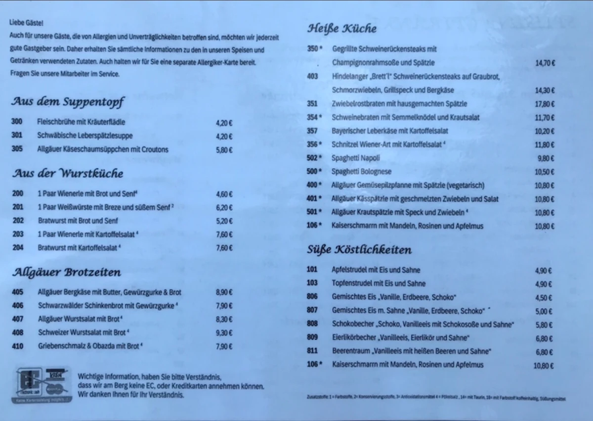 Speisekarte photo 8