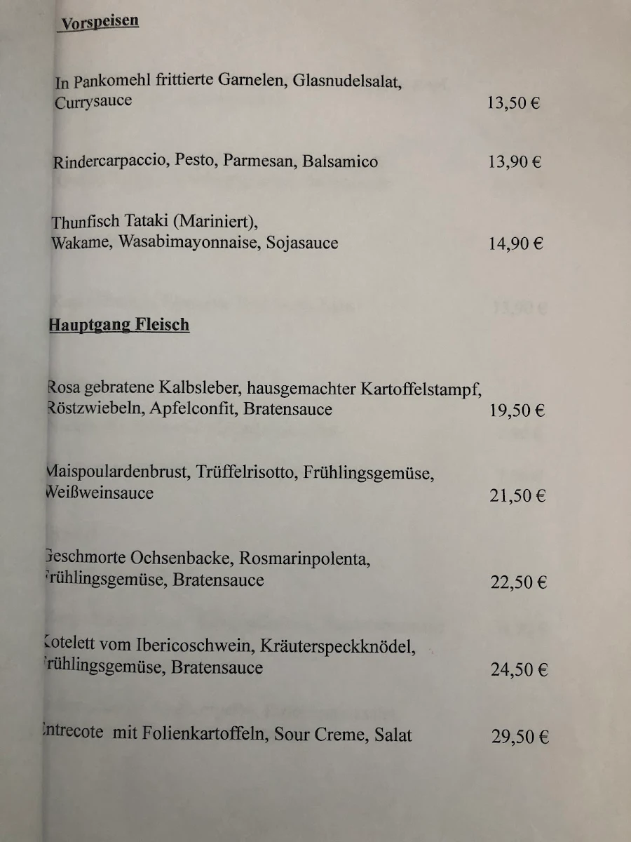 Speisekarte photo 3