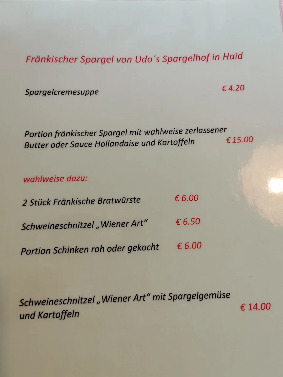 Speisekarte photo 1