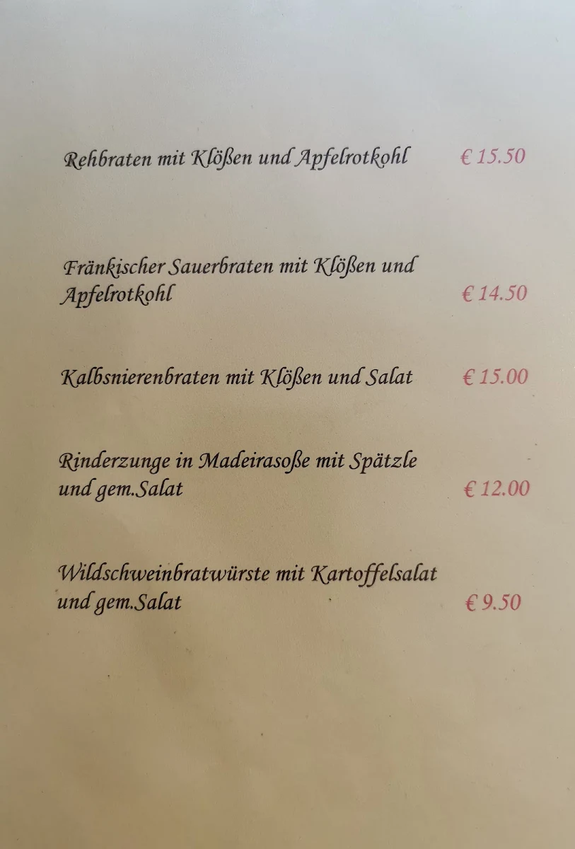 Speisekarte photo 3
