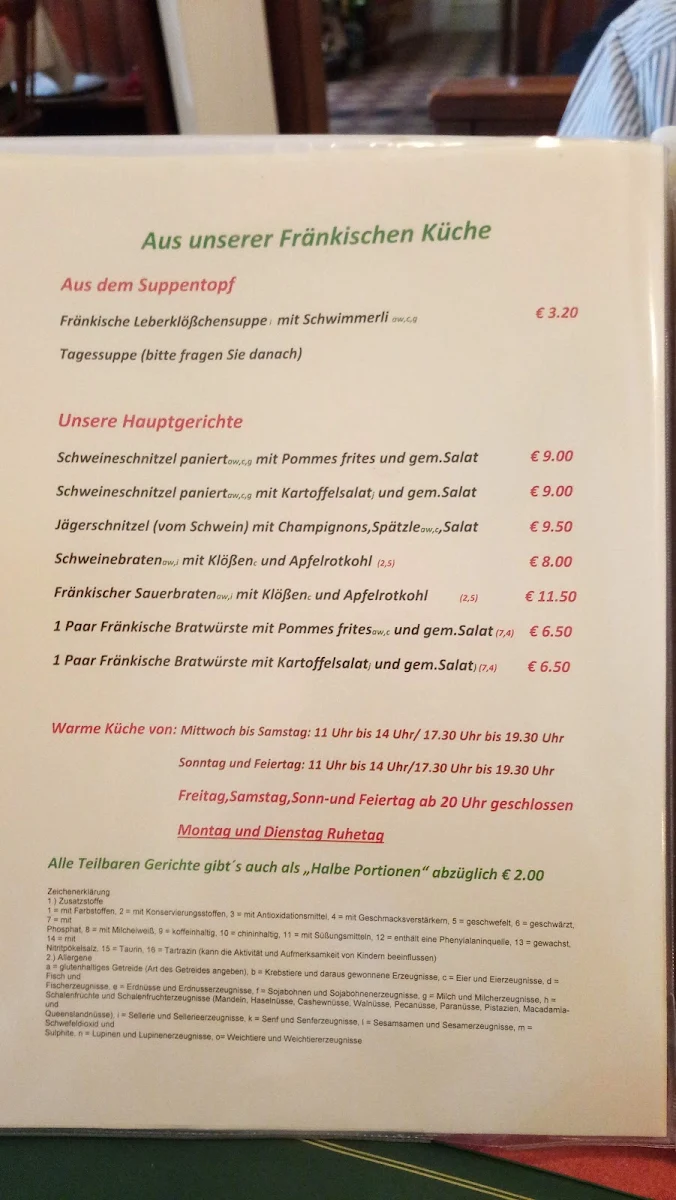 Speisekarte photo 4