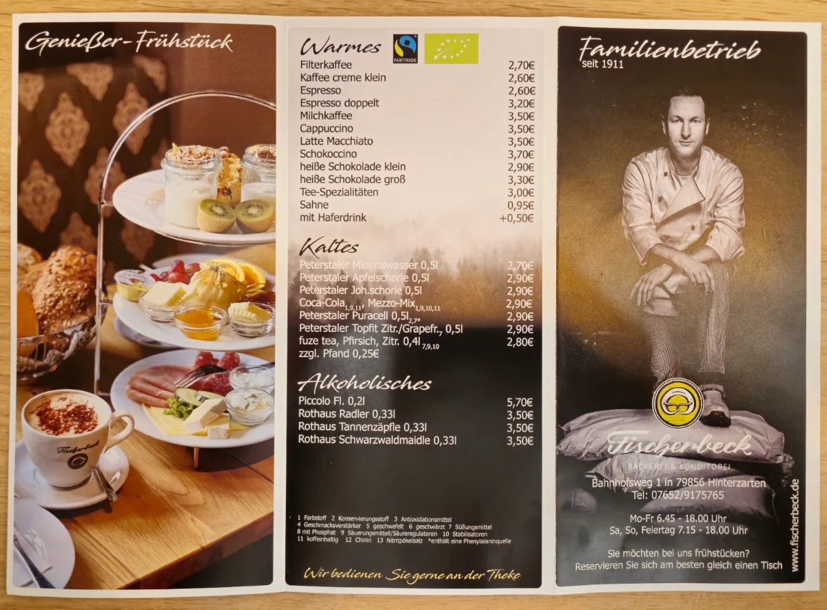 Speisekarte photo 1