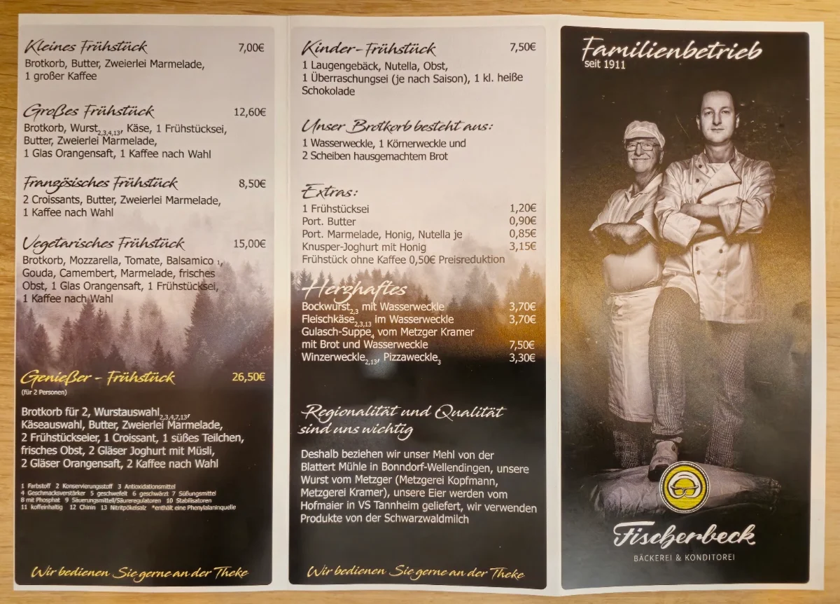 Speisekarte photo 2
