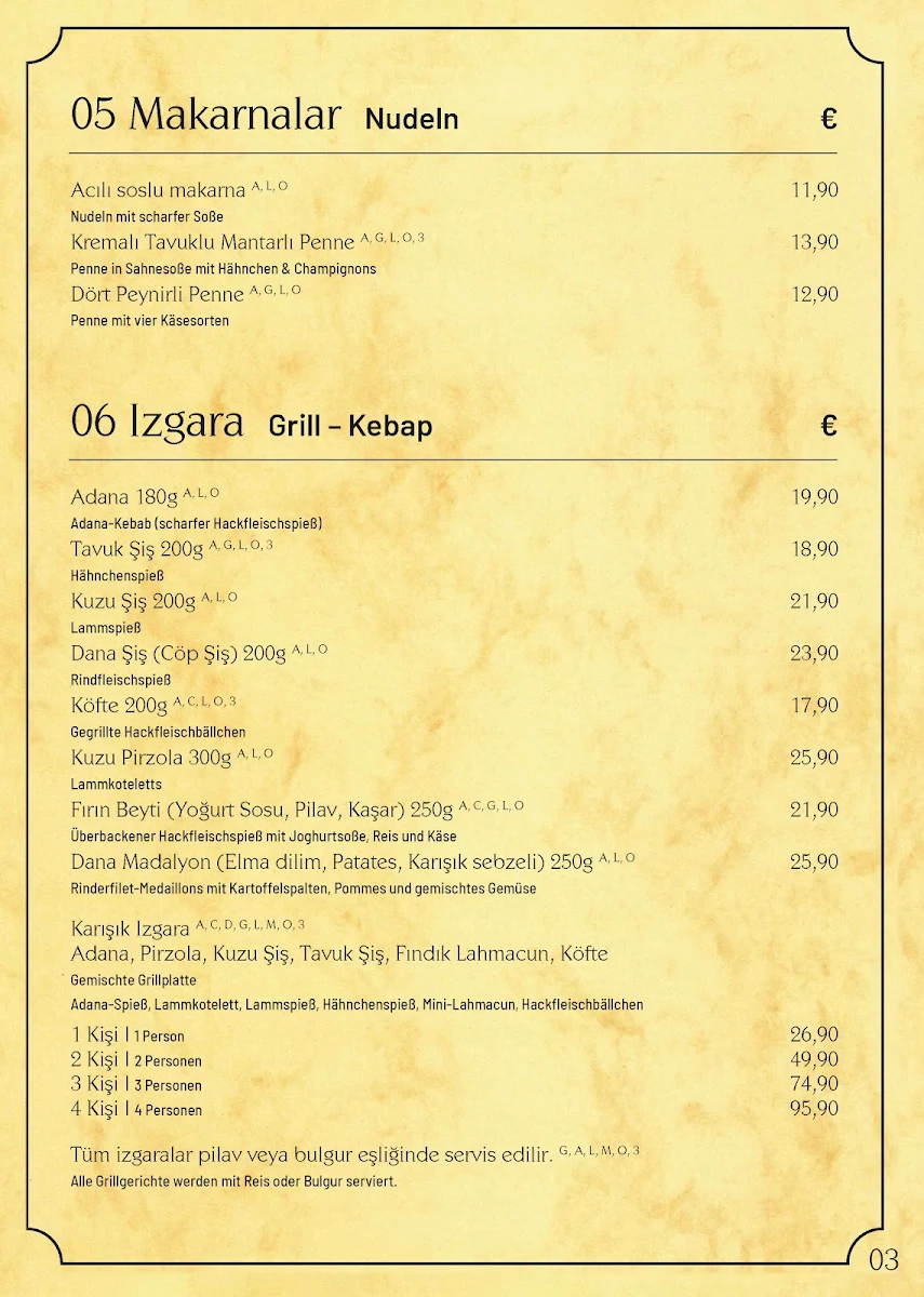Speisekarte photo 5
