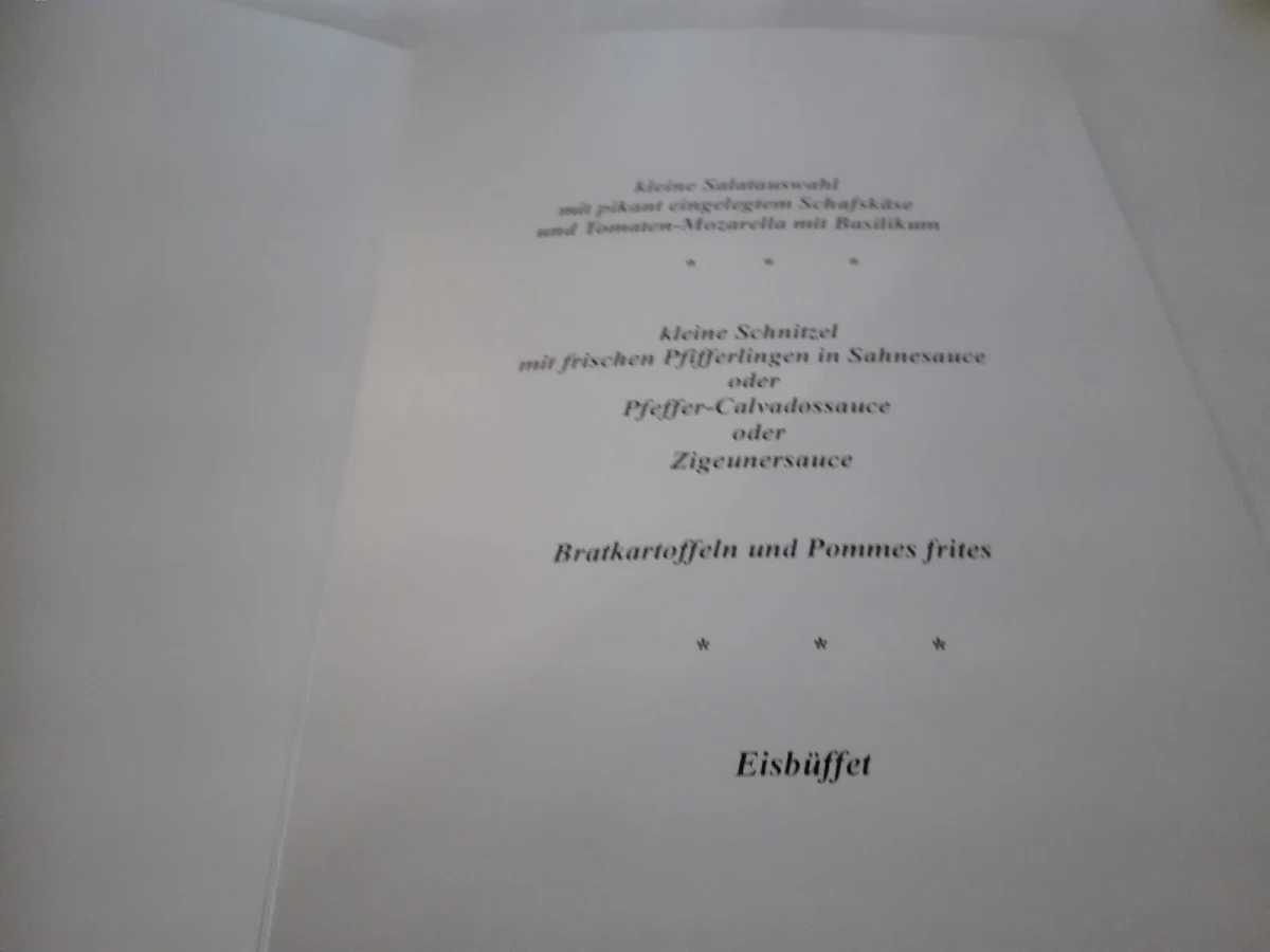 Speisekarte photo 2