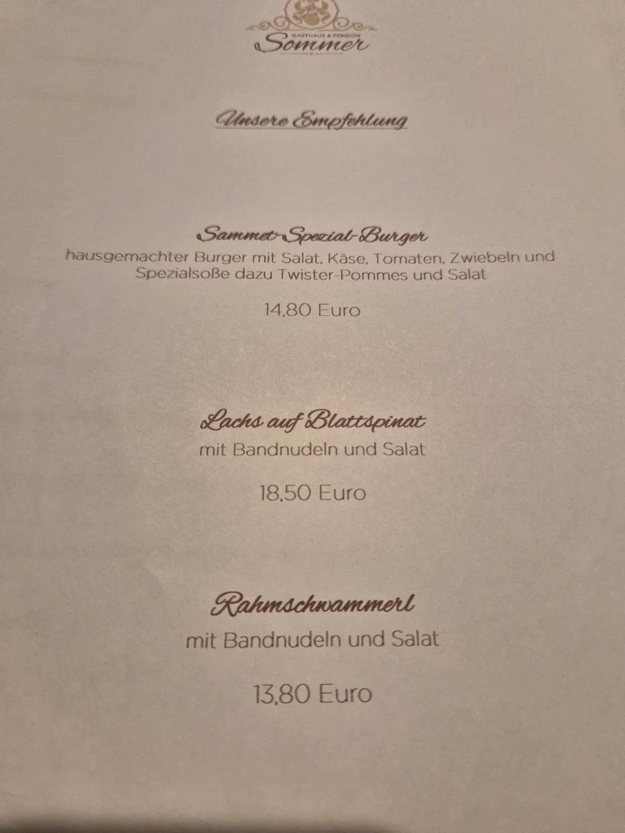 Speisekarte photo 1