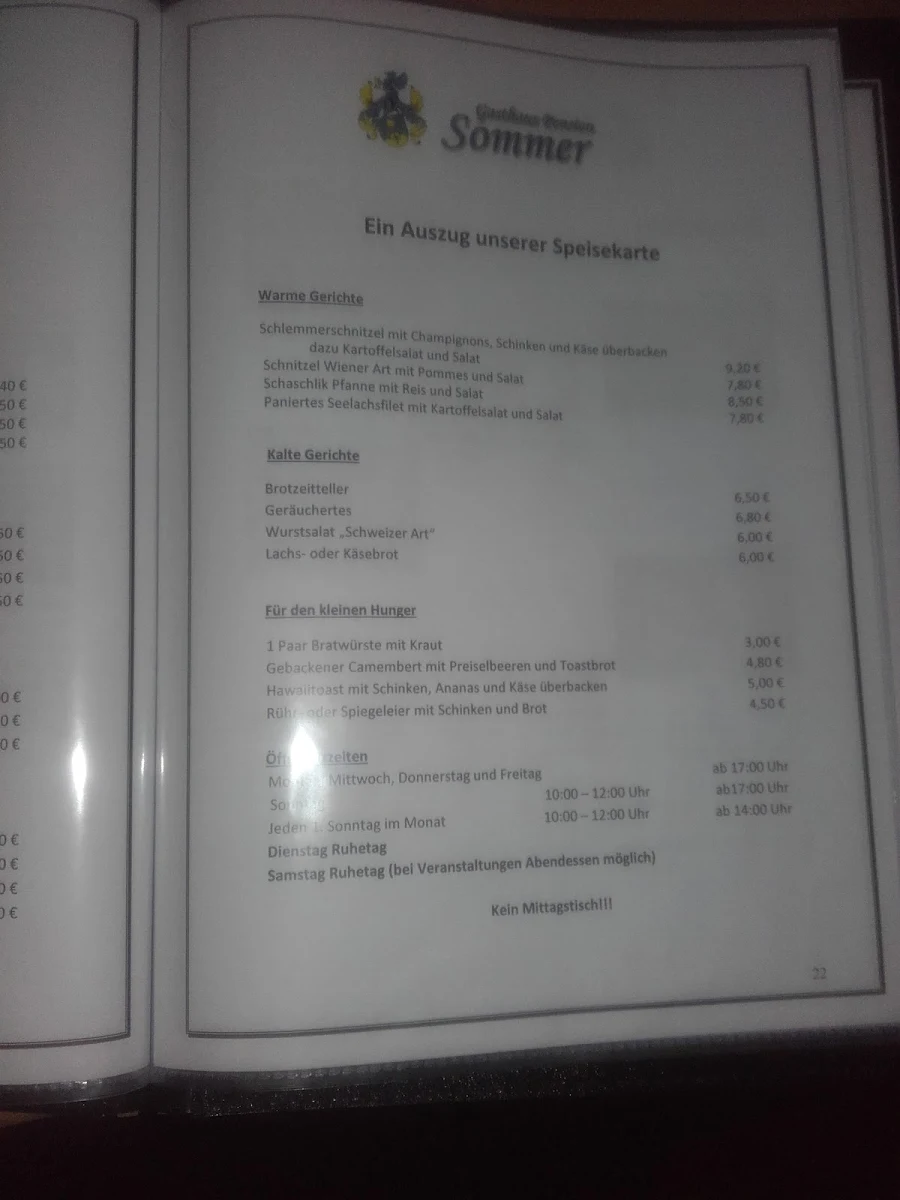 Speisekarte photo 4