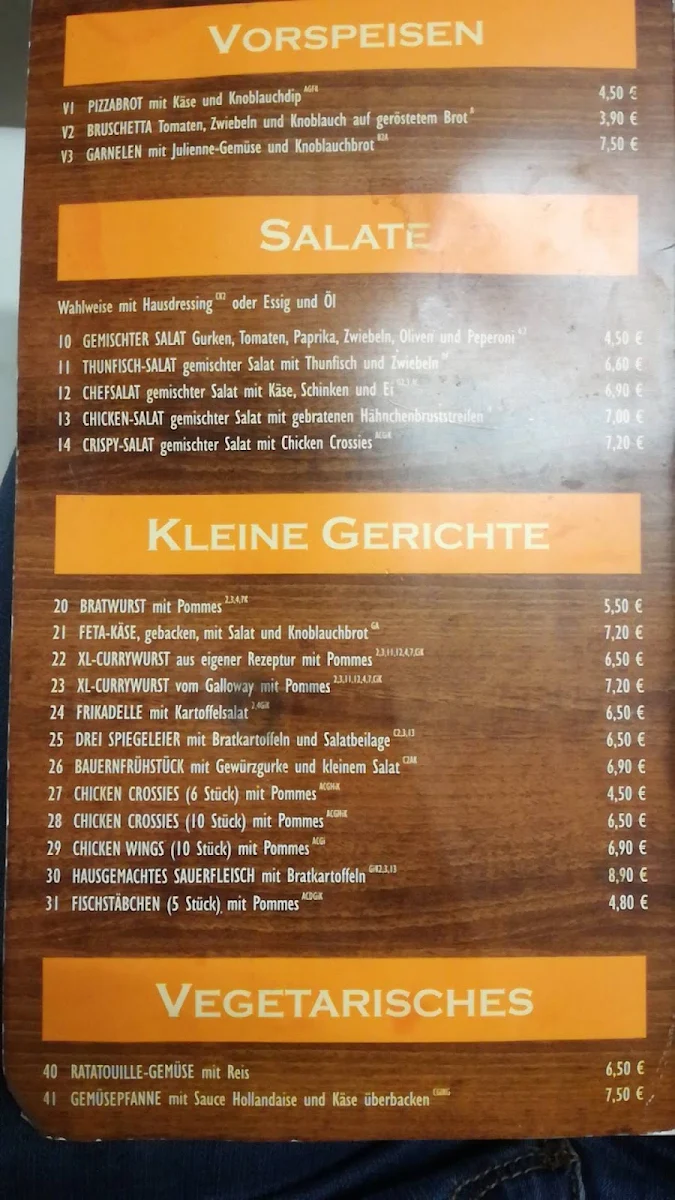 Speisekarte photo 1