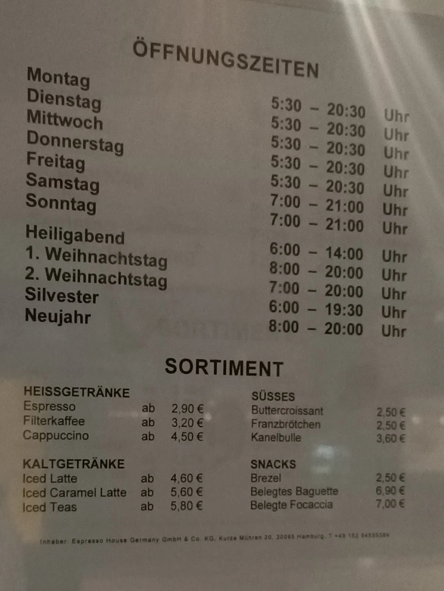 Speisekarte photo 1